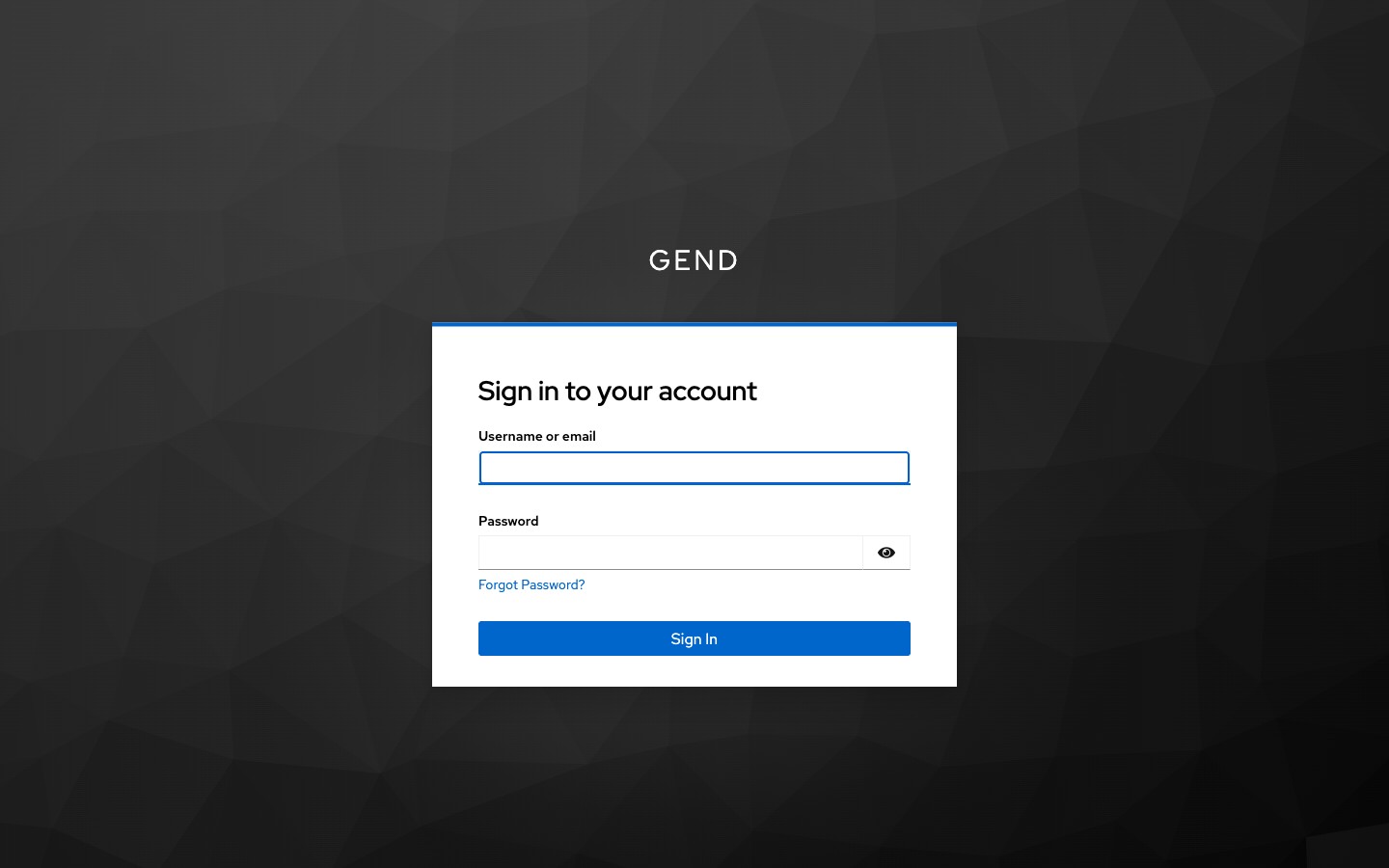 Keycloak 로그인 화면